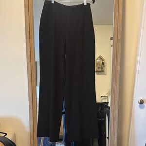 Babaton Black Wide Leg Pants High Waisted